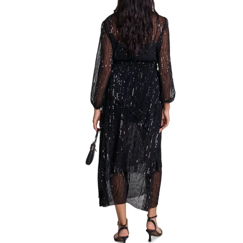 Maje Reota Black Dress Size European 42 - Picture 2 of 6